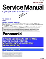 Preview for 171 page of Panasonic TH-50PX60U Service Manual