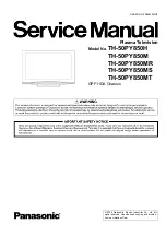 Panasonic TH-50PY850H Service Manual preview