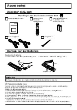 Preview for 7 page of Panasonic TH-50VX100E Operating Instructions Manual