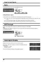 Preview for 40 page of Panasonic TH-50VX100E Operating Instructions Manual