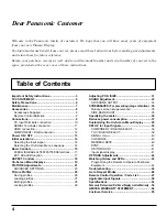 Preview for 4 page of Panasonic TH-50VX100U Operating Instructions Manual