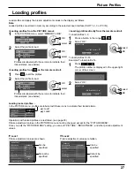 Preview for 27 page of Panasonic TH-50VX100U Operating Instructions Manual