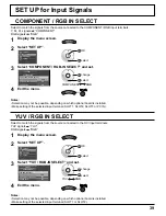 Preview for 39 page of Panasonic TH-50VX100U Operating Instructions Manual