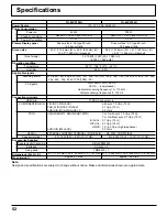 Preview for 52 page of Panasonic TH-50VX100U Operating Instructions Manual