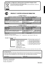 Preview for 52 page of Panasonic TH-50VX100W Operating Instructions Manual