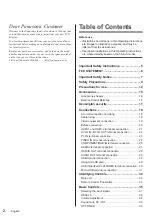 Preview for 2 page of Panasonic TH-55AF1U Operating Instrctions