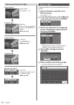 Preview for 74 page of Panasonic TH-55AF1U Operating Instrctions