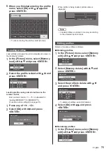 Preview for 75 page of Panasonic TH-55AF1U Operating Instrctions