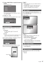 Preview for 87 page of Panasonic TH-55AF1U Operating Instrctions