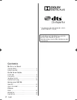 Preview for 2 page of Panasonic TH-55CS650A Operating Instructions Manual