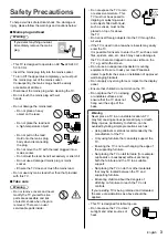 Preview for 3 page of Panasonic TH-55EX600H Operating Instructions Manual