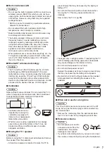 Предварительный просмотр 7 страницы Panasonic TH-55FZ1000U Operating Instructions Manual