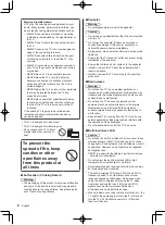 Предварительный просмотр 6 страницы Panasonic TH-55HX950Z Operating Instructions Manual