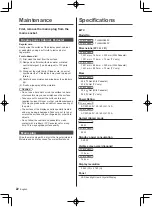 Предварительный просмотр 22 страницы Panasonic TH-55HX950Z Operating Instructions Manual