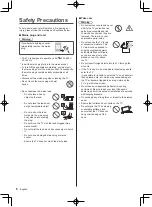 Предварительный просмотр 6 страницы Panasonic TH-55HZ1500Z Operating Instructions Manual