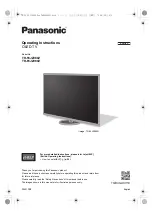 Preview for 1 page of Panasonic TH-55JZ980Z Operating Instructions Manual