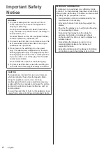 Preview for 4 page of Panasonic TH-55LFV60U Operating Instructions Manual