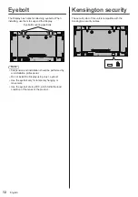 Preview for 12 page of Panasonic TH-55LFV60U Operating Instructions Manual