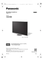 Panasonic TH-55LZ1500Z Operating Instructions Manual preview