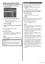 Preview for 37 page of Panasonic TH-55SF1HU Operating Instructions Manual