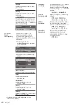 Preview for 42 page of Panasonic TH-55SF1HU Operating Instructions Manual