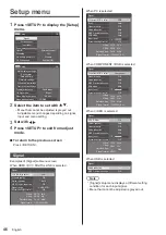 Preview for 46 page of Panasonic TH-55SF1HU Operating Instructions Manual