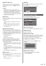 Preview for 57 page of Panasonic TH-55SF1HU Operating Instructions Manual