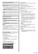 Preview for 67 page of Panasonic TH-55SF1HU Operating Instructions Manual