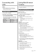 Preview for 77 page of Panasonic TH-55SF1HU Operating Instructions Manual