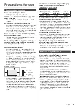 Preview for 9 page of Panasonic TH-55SF2U Operating Instructions - Basic Manual