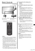 Preview for 19 page of Panasonic TH-55SF2U Operating Instructions - Basic Manual