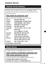 Preview for 27 page of Panasonic TH-55SF2U Operating Instructions - Basic Manual