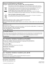 Preview for 28 page of Panasonic TH-55SF2U Operating Instructions - Basic Manual