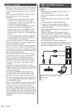 Предварительный просмотр 22 страницы Panasonic TH-55SQ1W Operating Instructions Manual