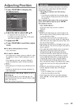 Предварительный просмотр 45 страницы Panasonic TH-55SQ1W Operating Instructions Manual