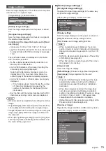 Предварительный просмотр 73 страницы Panasonic TH-55SQ1W Operating Instructions Manual