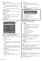 Предварительный просмотр 78 страницы Panasonic TH-55SQ1W Operating Instructions Manual