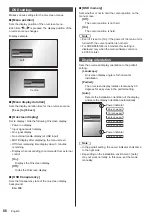 Предварительный просмотр 86 страницы Panasonic TH-55SQ1W Operating Instructions Manual