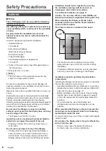 Предварительный просмотр 8 страницы Panasonic TH-55VF2HW Operating Instructions Manual