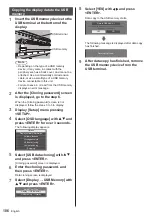 Предварительный просмотр 106 страницы Panasonic TH-55VF2HW Operating Instructions Manual