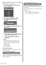 Preview for 22 page of Panasonic TH-55VF2W Operating Instructions Manual