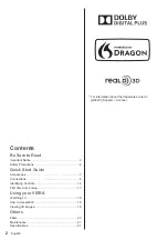 Preview for 2 page of Panasonic TH-58DX900U Operating Instructions Manual