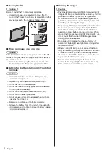 Preview for 6 page of Panasonic TH-58DX900U Operating Instructions Manual