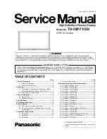 Panasonic TH-58PF11EK Service Manual предпросмотр