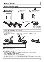 Preview for 7 page of Panasonic TH-58PF12WK Operating Instructions Manual