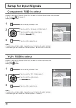 Preview for 46 page of Panasonic TH-58PF12WK Operating Instructions Manual