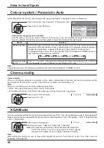 Preview for 48 page of Panasonic TH-58PF12WK Operating Instructions Manual