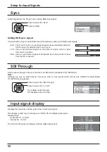 Preview for 50 page of Panasonic TH-58PF12WK Operating Instructions Manual