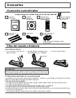 Предварительный просмотр 8 страницы Panasonic TH-58PF20U TENTATIVE Manual De Instrucciones