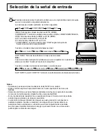 Предварительный просмотр 16 страницы Panasonic TH-58PF20U TENTATIVE Manual De Instrucciones